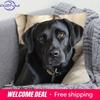Cute Black Labrador Retriever Printed Pillowcase for Pet Lovers Sofa Cushion Cover Home Room Dormitory Decoration D Printing