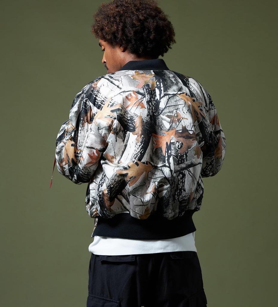 Alpha Industries Nylon US Real Tree MA-1 Jacket, Spec, 2000, Men's, 2000-525,