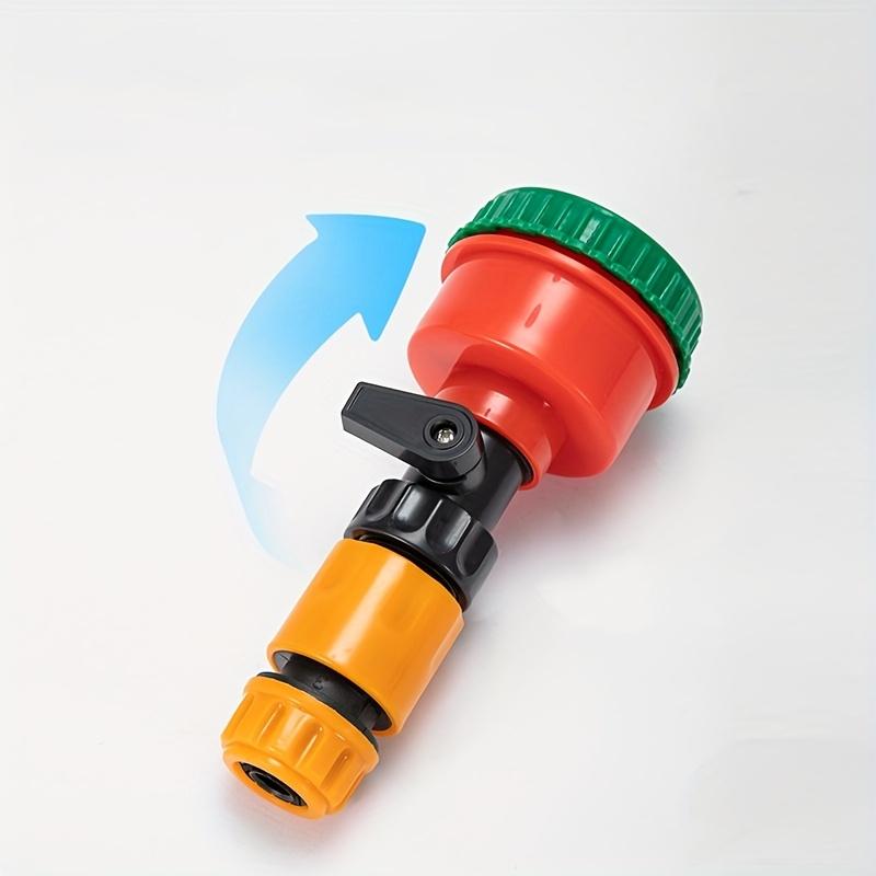 1 Stück Verstellbarer Hand-Gartenbewässerungssprüher mit 4 separaten Wasseranschlüssen, geeignet für Gewächshaus-Setzlinge, Blumen, Baumschulpflanzenbewässerung