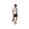 Li Ning Badfive Tactical Letter Print Loose Round Neck Short Sleeve T-Shirt Men Tops Off-White AHSU435-2