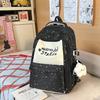 Schoolbag backpack new high school student large capacity star junior high school cute student high value schoolbag backpack