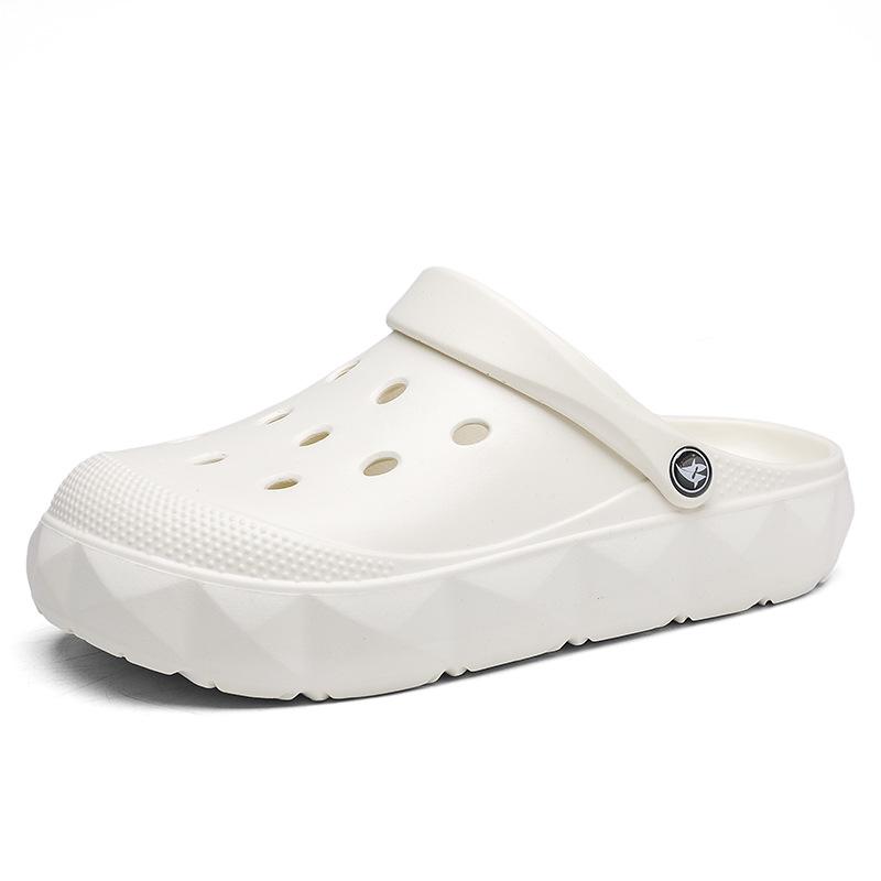 Summer New Men's Hole Shoes Platform Non-slip Wear-resistant Fashion Versatile Leisure Outdoor Beach Bag Head Drag