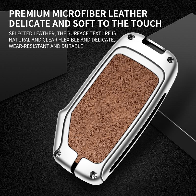 New Zinc Alloy Car Key Case Cover Protector Shell For Kia Sportage Ray Sorento Soul Telluride Cerato K5 K8