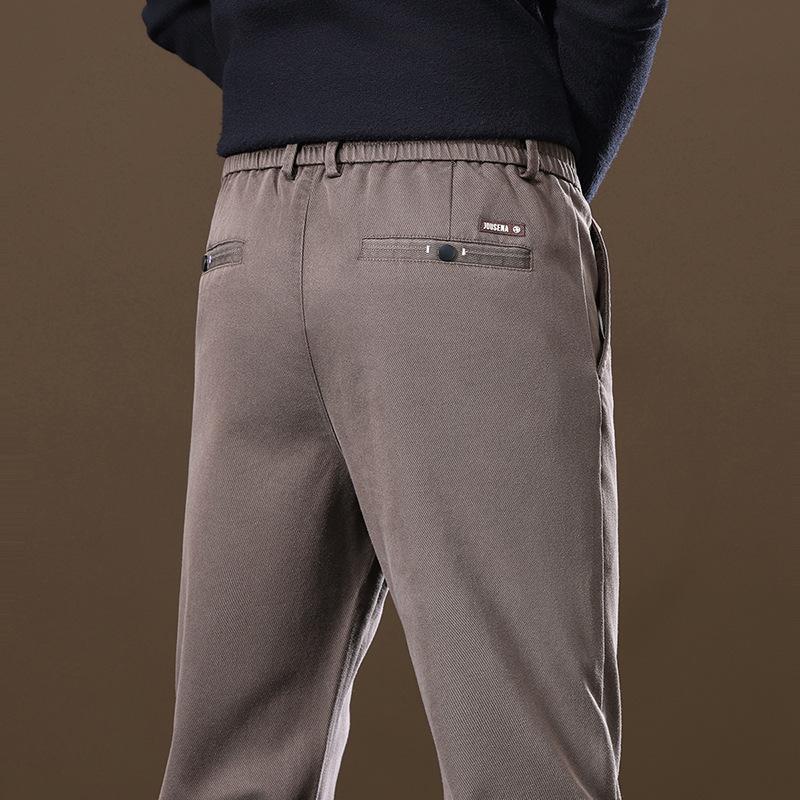 

Повседневные брюки Мужские осенне-зимние прямые брюки Приталенные и модные мужские повседневные брюки 38