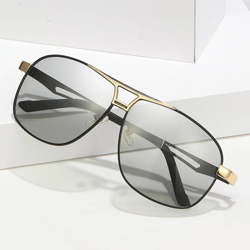 New Color Change Night Vision Men's Sunglasses Outdoor Day Night Dual Use UV400 Driving Sunglasses
