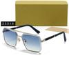 New Rimless Men's and Women's Sunglasses, Fashionable Sunglasses, Square Frame Glasses, Driving Travel Glasses