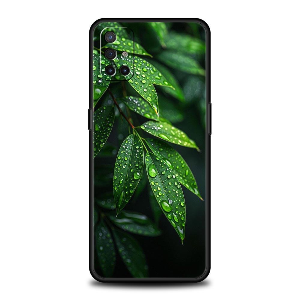 Phone Case For OnePlus 12 11 10 9 Pro 9T 12R 10R 9R 9RT 10T 8T 8 7 6T 7T Nord 2T CE 2 5G N200 N10 N100 Cover lucky grass