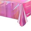 Color Changing Aluminum Film Tablecloth Disposable Water Resistant Stains Resistant For Instants Party Setups And Decoration