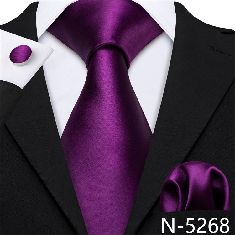 Designer Blue Ties for Men 10 Styles Necktie Pocket Square Cufflinks Set Wedding Dating Party