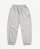 Ssississieseu Gray Oval Logo Sweatpants