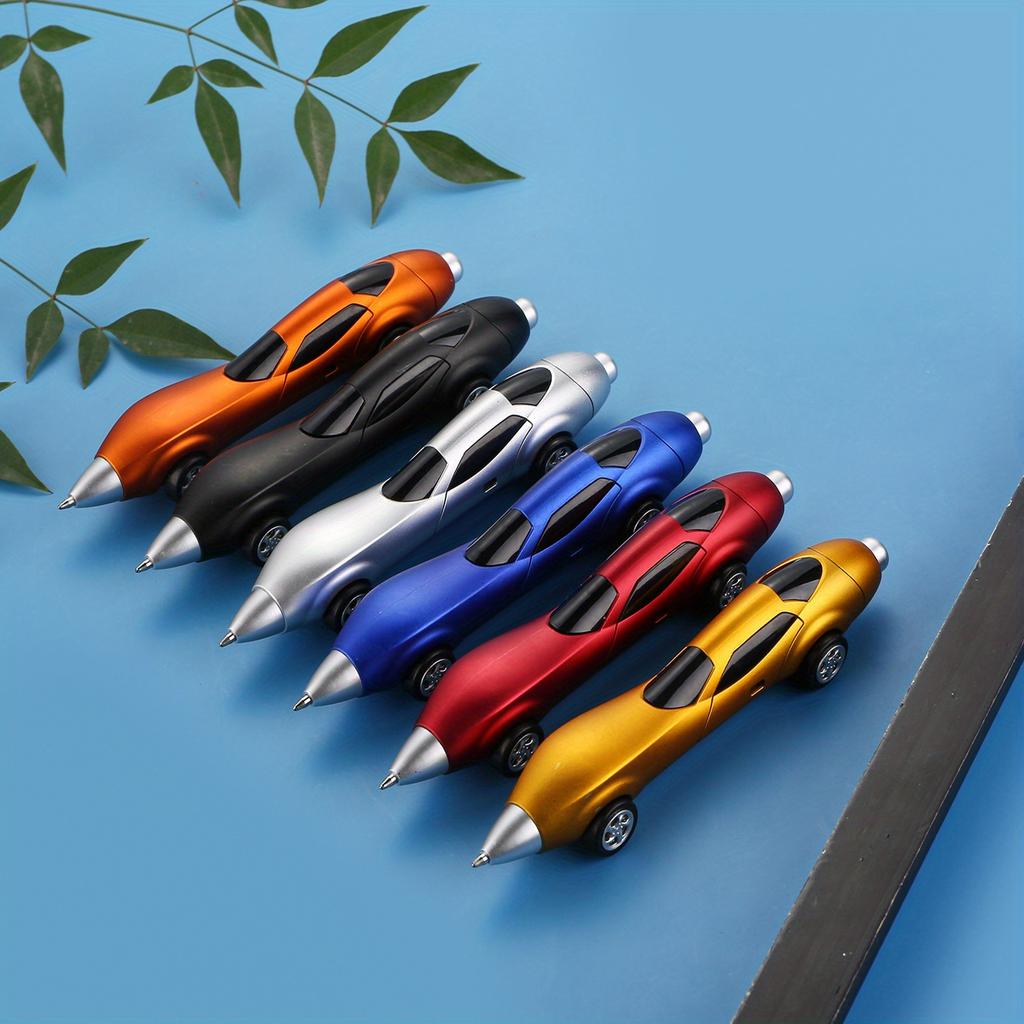 Back To School Season 3pcs 0.7mm Stationery Cute Car Styling Ballpoint Pen Student Prize School Supplies Advertising Ballpoint Pen