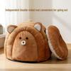 Plush Winter Bed for Small and Medium Pets - Cozy Sleeping Nest for Bichon and Teddy
