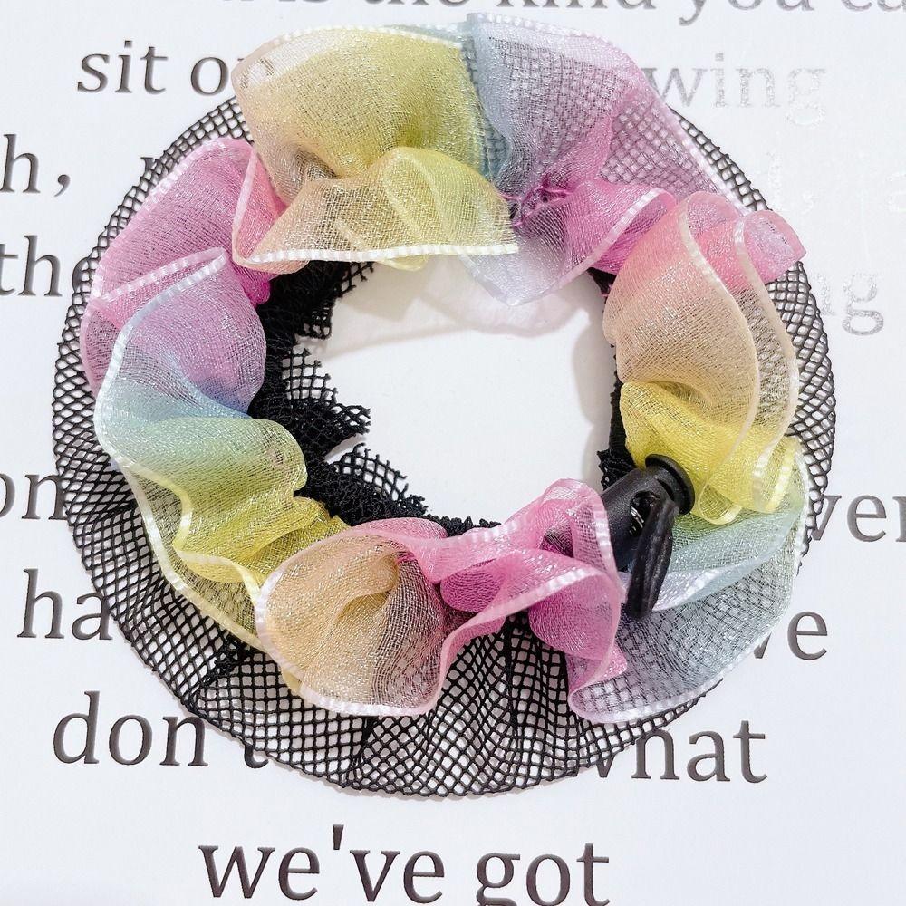 Adjustable Elastic Hair Net Lace Head Bands Girl Bun Cover Snood Accessories Ballet Hair Net  Women