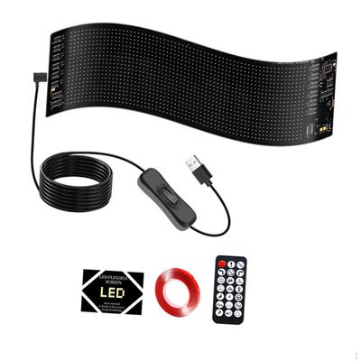 DIY Car Dynamic LED Smart Colorful Eye Lamp Eyes Lights Flex Screen for Party Window