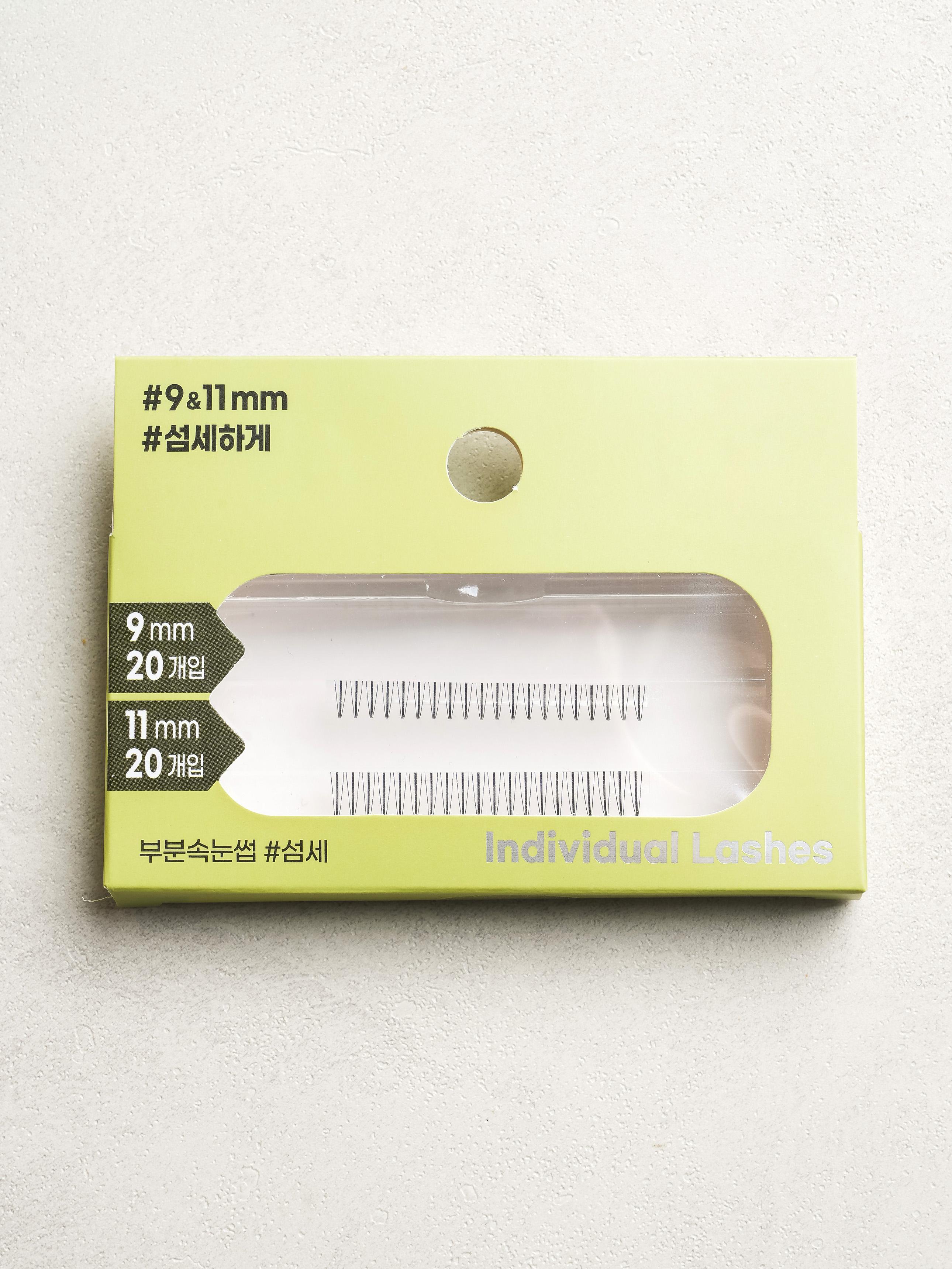 Нежные индивидуальные накладные ресницы 1ea