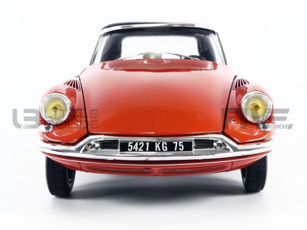 Norev Citroen DS19 Cabriolet 1961 Corail Red 1/18