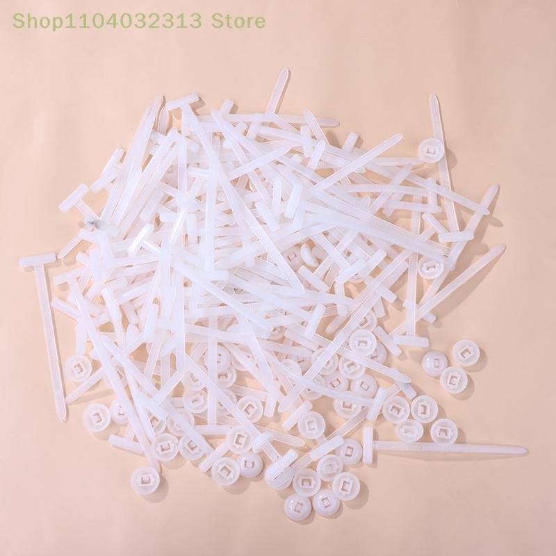 50/100PCS Nylon Universal Cable Tie Buckle Multipurpose Cable Ties Tool Heavy Duty Self Locking Zip White Zipties For Car Repair