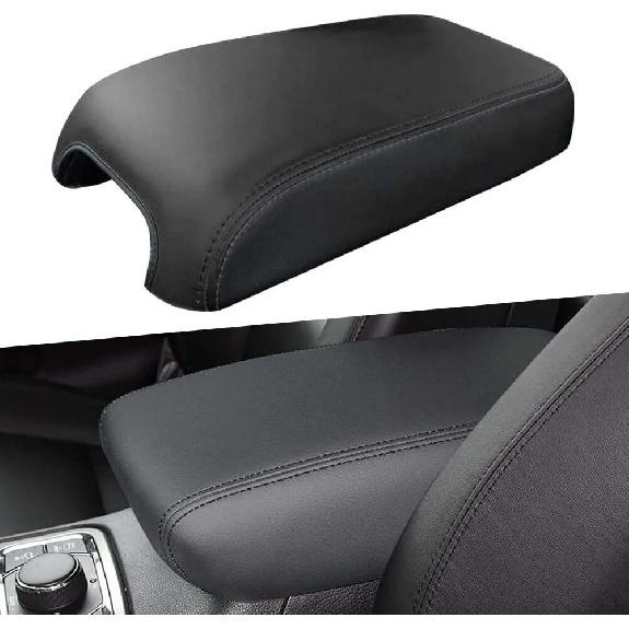 Car Center Armrest Box Cover Pad Microfiber Leather Waterproof Protection Black For Jeep Grand Cherokee Dodge Durango 2011-2020