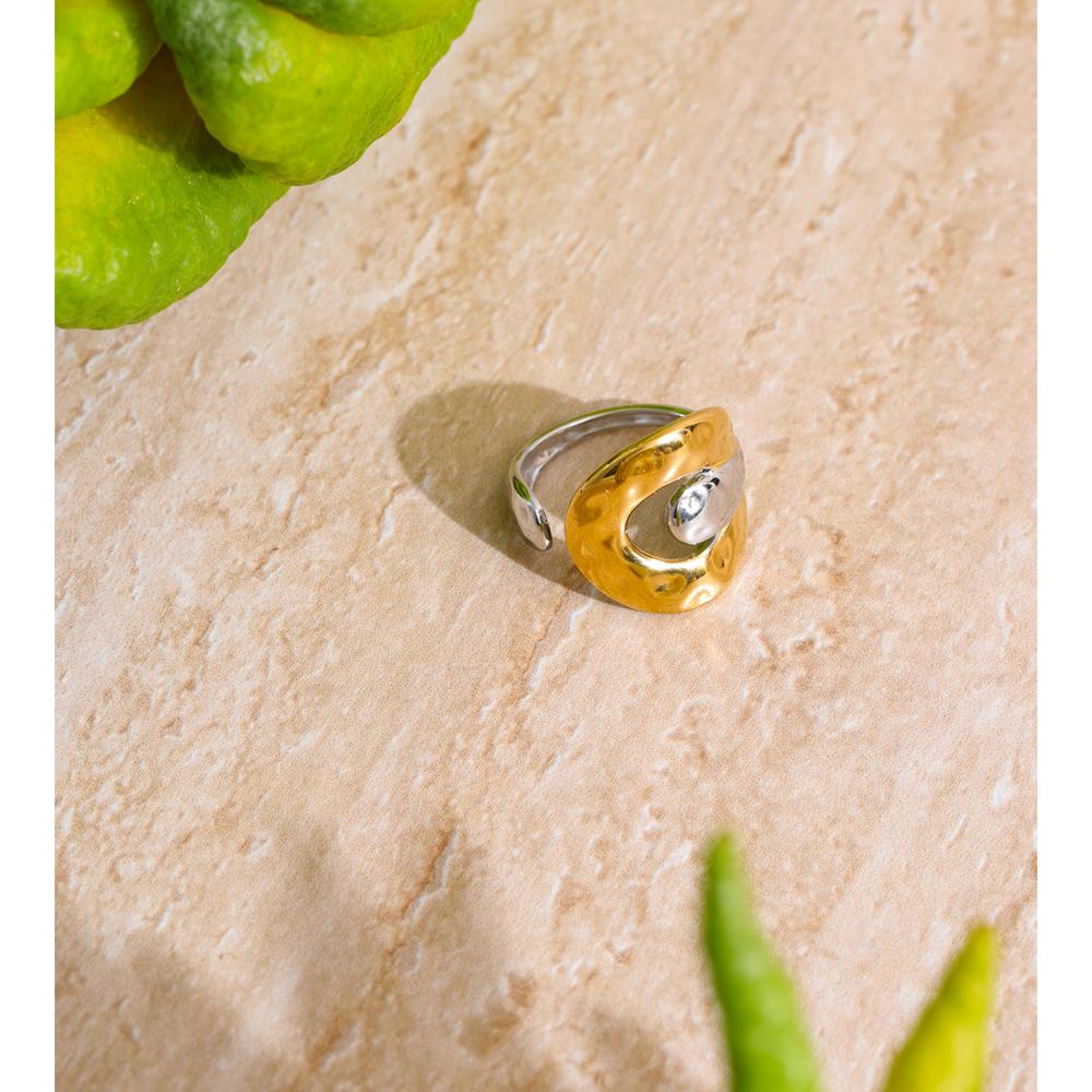 Eetit Arrivals Stainless Steel Metal Geometric Adjustable Ring Distinctive Popular Finger Minimalist Jewelry Wholesale