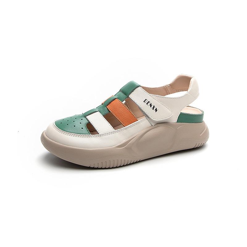 New Thick-soled Height-increasing Hollowed-out Beach Shoes and Nurse Shoes