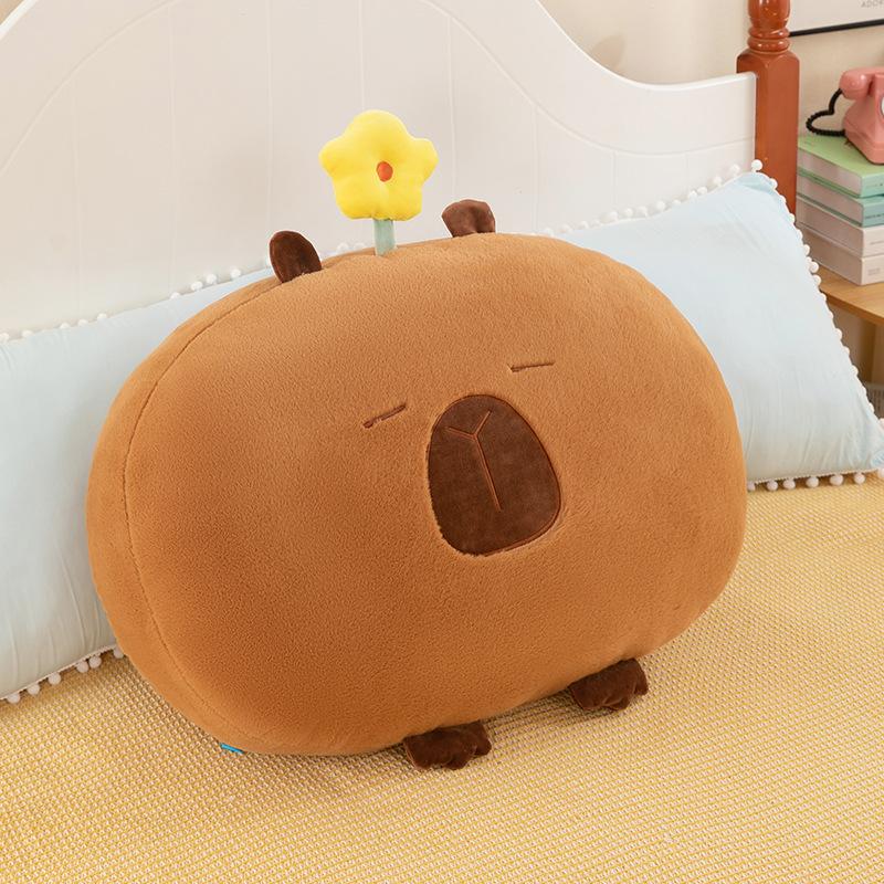 

Cute Capybara Pillow Plush Toys To Give Girls Birthday Gifts To Sleep with Rag Doll Dolls on The Bed 45 cm (0.6kg)
