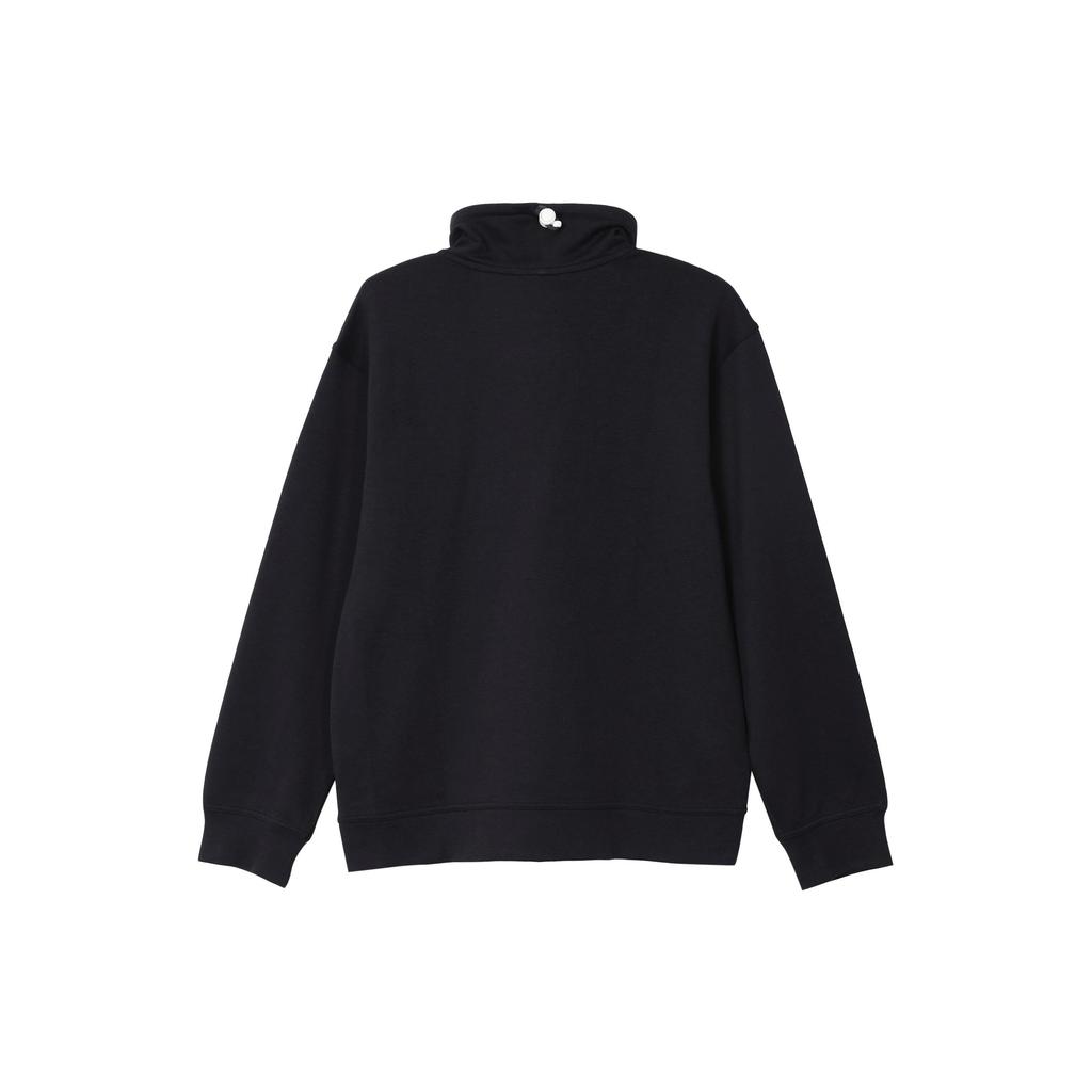 Nike Sweatshirts Men's Black Stand Collar Moderate Regular DQ6698-010
