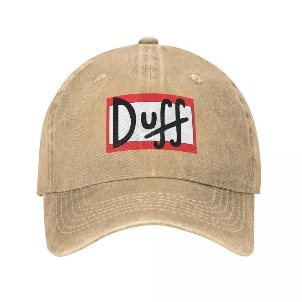 Duff Beer Logo Unisex Baseball Caps Distressed Denim Washed Hats Cap Vintage Outdoor Running Golf Gift Headwear