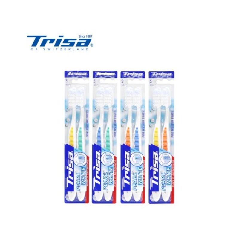 TRISA Pearl White Toothbrush 2 pcs 3852 SOFT