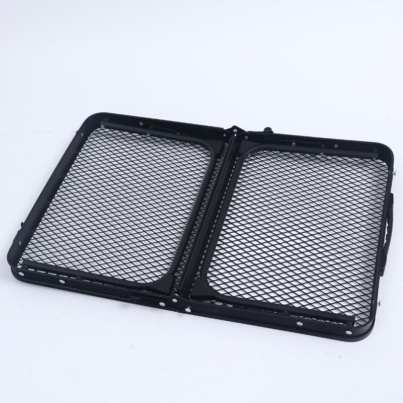 Ultra lekki składany taktyczny stół kempingowy - przenośny model piknikowy ze stopu aluminium.