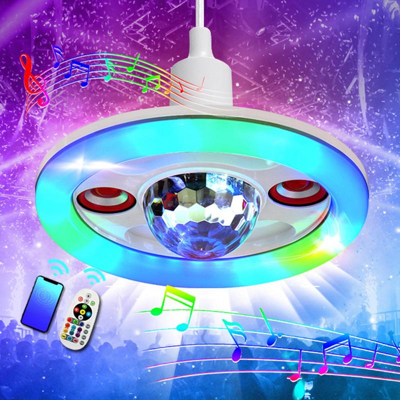 Disco Lights That Sync With Music Disco Ball Party Lights Screw-In High Brightness Ring Bulb Rgb Magic Ball Light For Party