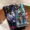 Anime Yuta Okkotsu JUJUSU Soft Phone Case For iPhone 15 16 17 Air 14 Pro Max 16E Plus 13 12 Mini Plating Anti-Fall Fundas