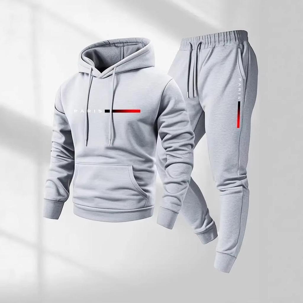 Unisex European Casual Hoodie with PARIS Print