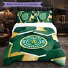Sporting CP FC Motiv Bettwäsche 3-teiliges Bettbezug-Set Dekorative Bettwäsche Für Jugendzimmer Heimdekoration