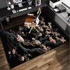Elegant Floral Still Life Office Rug Chair Mat, Entryway Carpet, Suitable for Front Door, Bedroom, Living Room, Desk, Holiday Gift