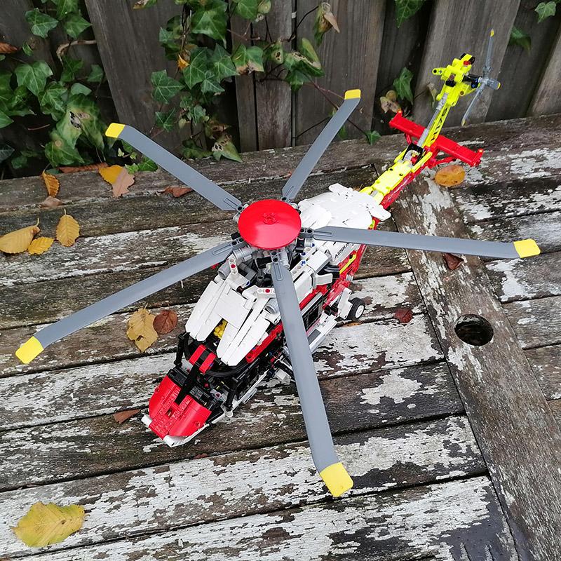 В наличии Технический Airbus Спасательный Вертолет Модель Строительный Блок Кирпичи — фото 4