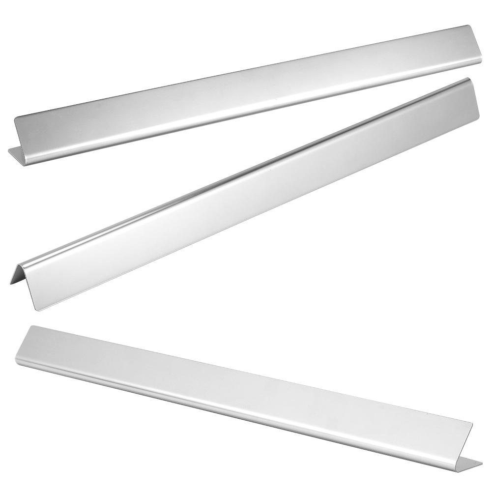3-teiliges Set Hitzeschutzplatten aus Edelstahl für Gasgrills, passend für Weber Spirit Serie