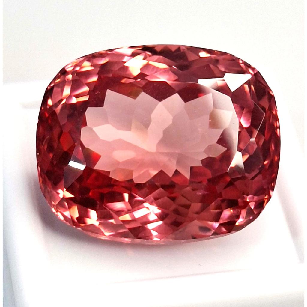 Cushion Cut Natural Padparadscha Sapphire 44-46 Ct Stunning Loose Gemstone