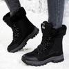 Women's Shoes Winter Fashion Ankle Boots Women Keep Warm Female Lace Up Waterproof Boots Ankle Shoes Street Nurse Boot