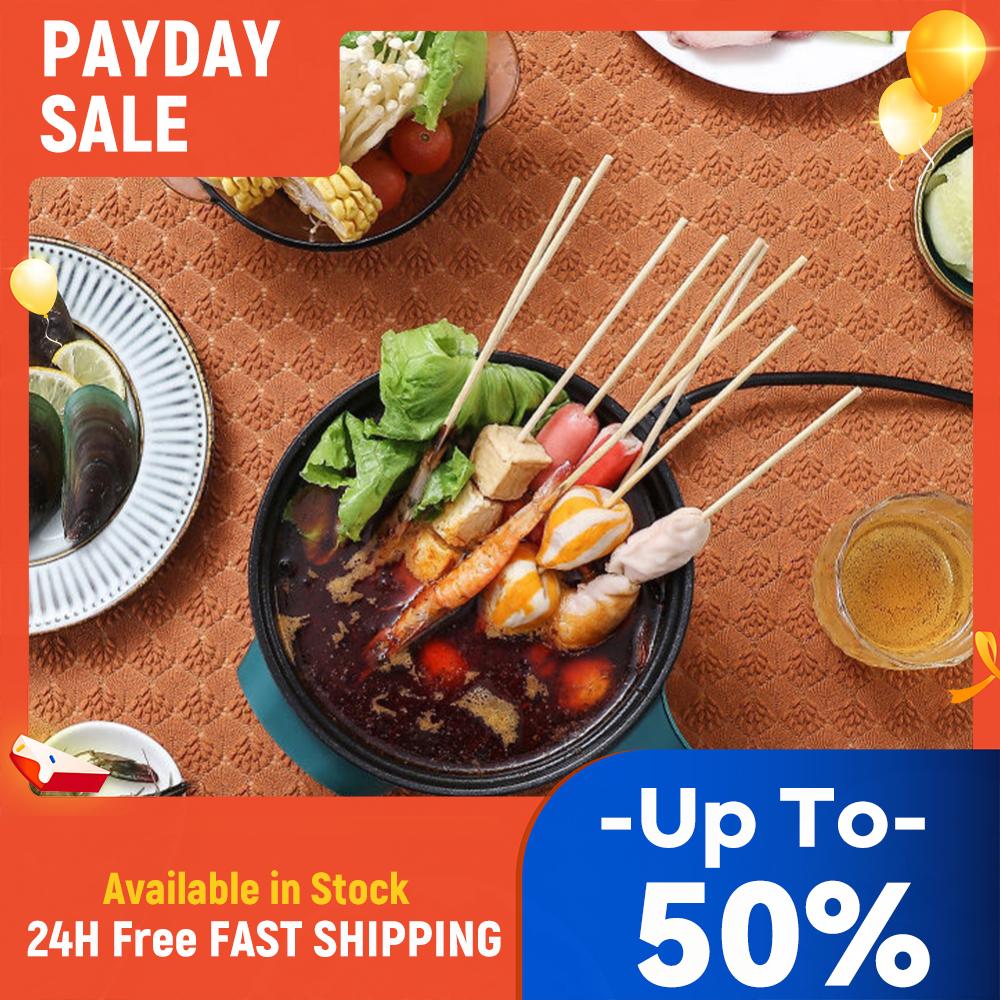 

Electric Hot Pot with Steamer Electric Cooking Machine Portable Nonstick Frying Pan for Ramen Noodles/Pasta/Egg/Soup/Oatmeal China Mainland