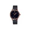 Standard Series 30M Waterproof Quartz Movement Stainless Steel Strap Watch Black Dial Women Watches LTPE157MRB1B
