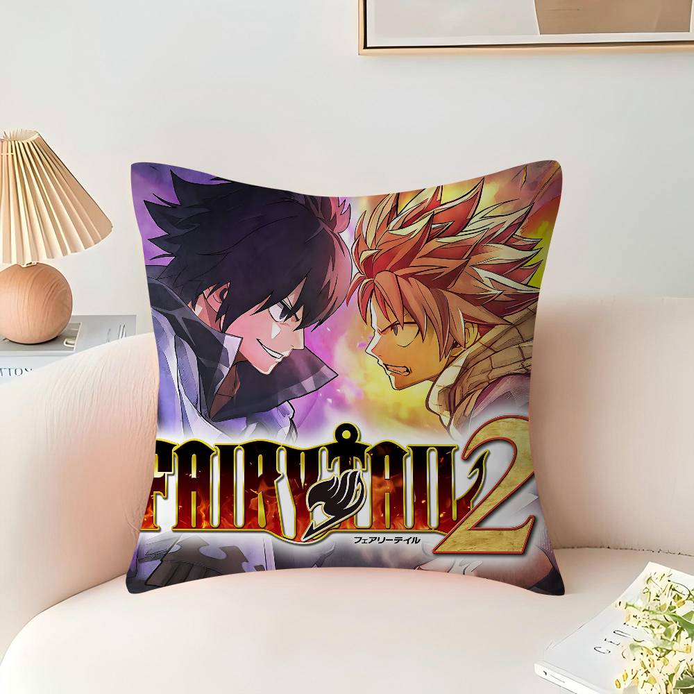 Anime F-Fairy Tail Stitch Lucky Dragon Pillow Cover Sofa Cushion Cover Home Room Decoration Children Gift