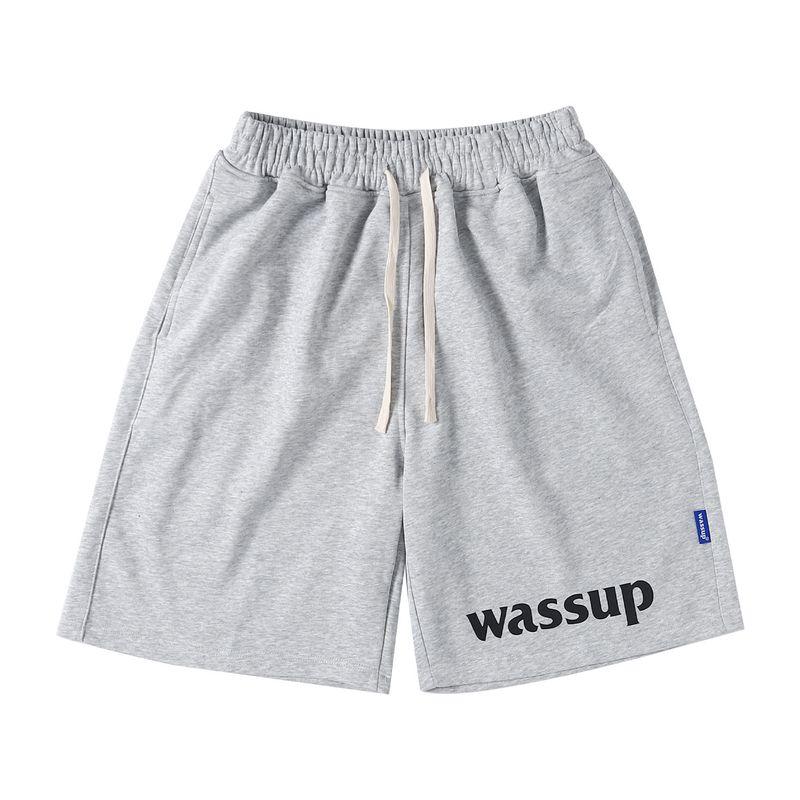

Wassup Heods Chinese Style Shorts for Men, Summer 2024 New Trendy Brand, American Style Loose Fit, Straight-Leg Five-Point Casual Shorts Gray 2XL