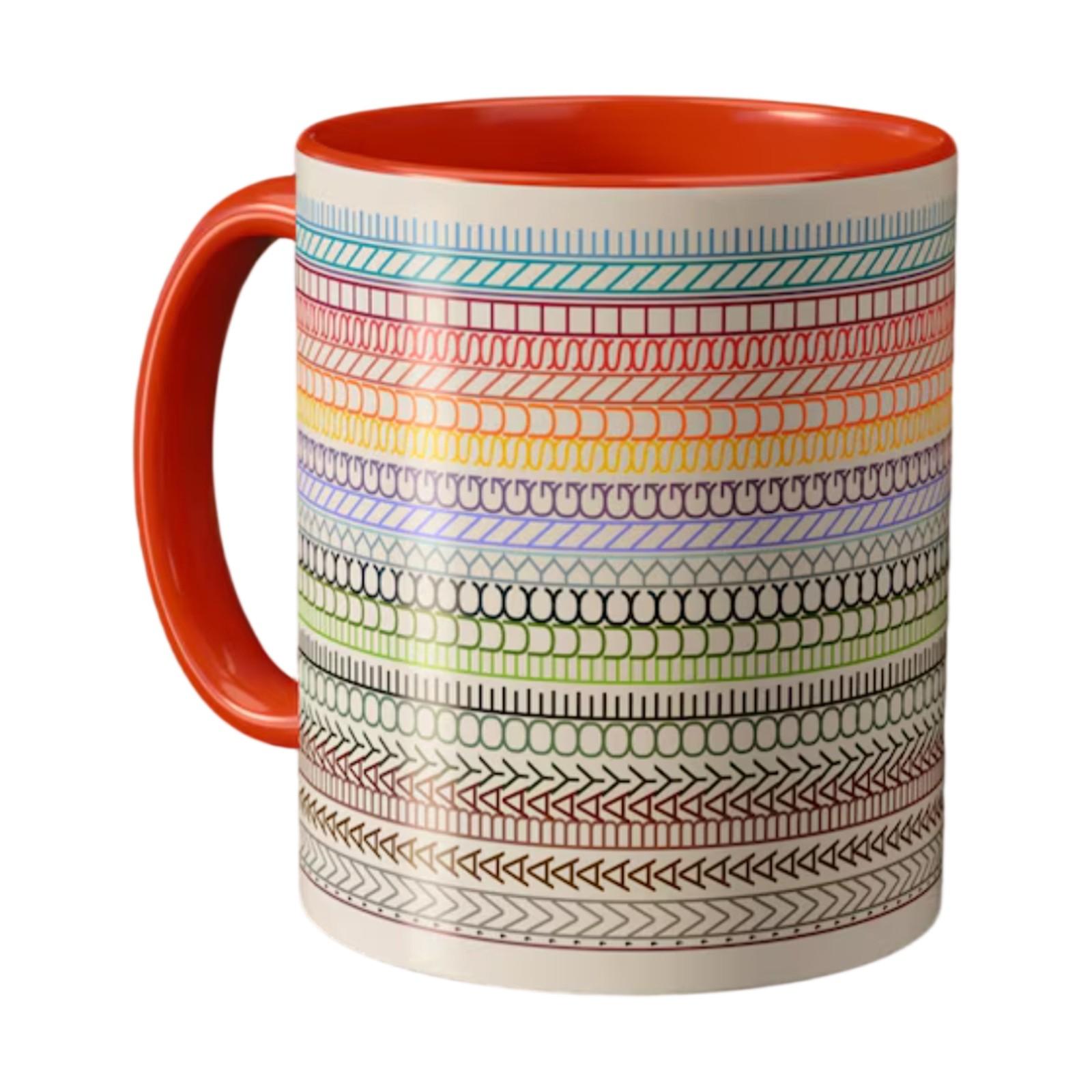 

Эта кружка для кофе со скрытым сообщением, креативная новая керамическая кухонная забавная черная кофейная чашка One Size оранжевый