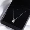 Smyoue 1-4CT Pear Cut Moissanite Pendant Necklace for Women Girls 3 Designs Lab Diamond Wedding Silver 925 Chains Fine Jewelry