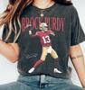 Brock Purdy T-Shirt, Vintage San Francisco Football T-Shirt, Brock Purdy 14 Graphit T-Shirt, Football Fan Geschenk