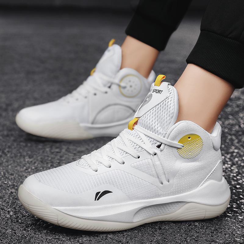 Męskie Buty do Koszykówki Letnie Antypoślizgowe Odporne na Ścieranie Amortyzujące Młodzieżowe Treningowe Tarcie Rzeczywisty Trening Buty Sportowe