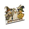 Decorative Napkin Organizer for Party Halloween Wooden Holder Dining Table, Paper Towel Holder, Cute Ornament Table Freestanding Tissue Dispenser Home