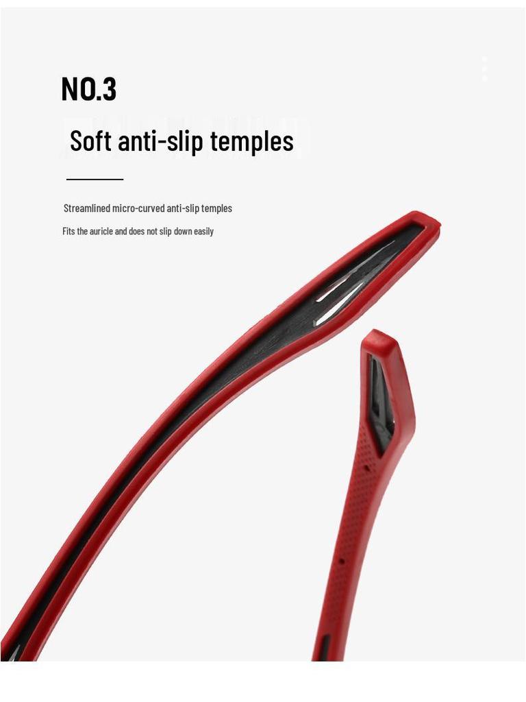 Color-Changing Anti-Slip Sports Reading Glasses with Single Vision Flat Lens, Fashionable Square Frames, TikTok Style.
