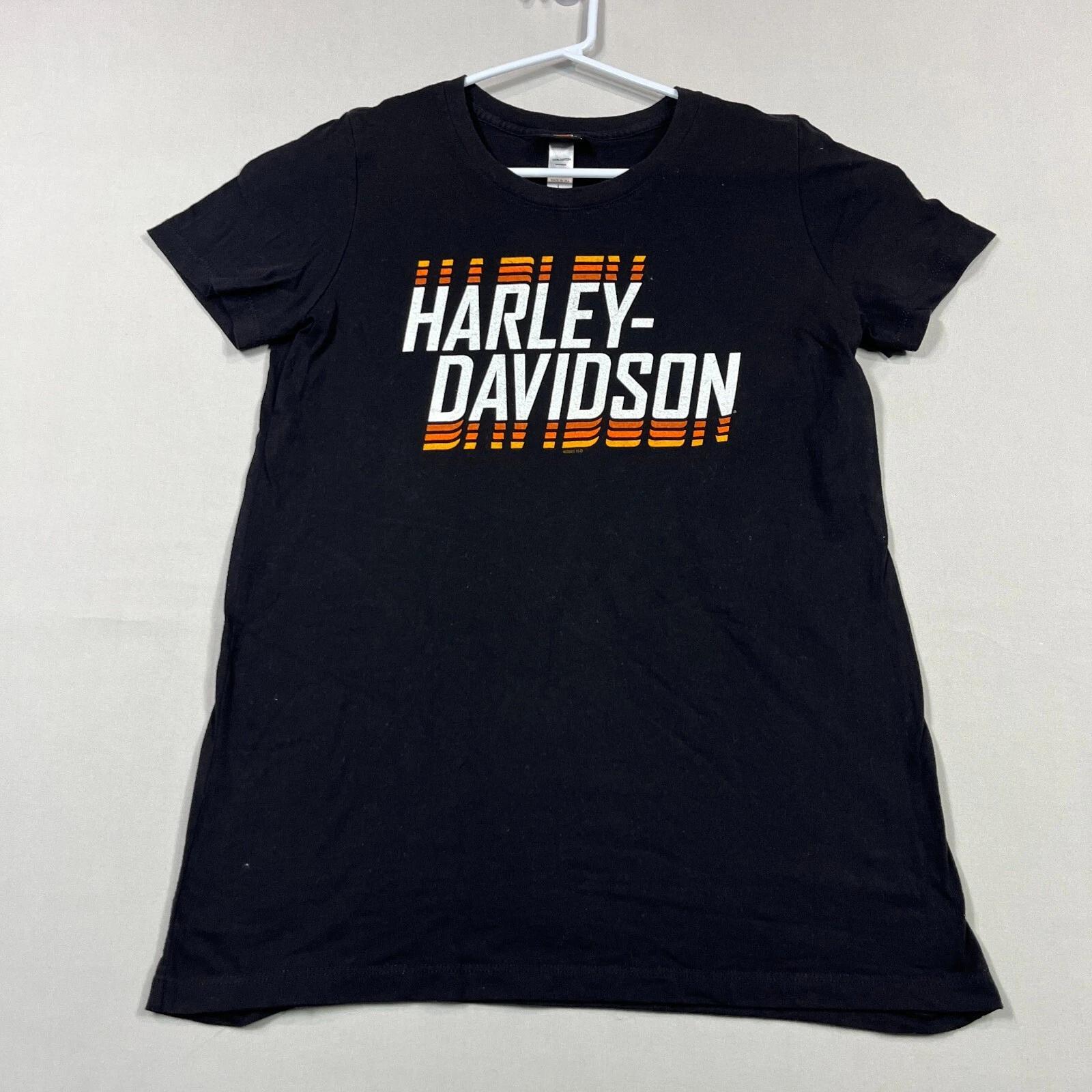 Harley Davidson Motorcycles New Zealand Cotton Casual Tee T Shirt Womens Large L 3XL