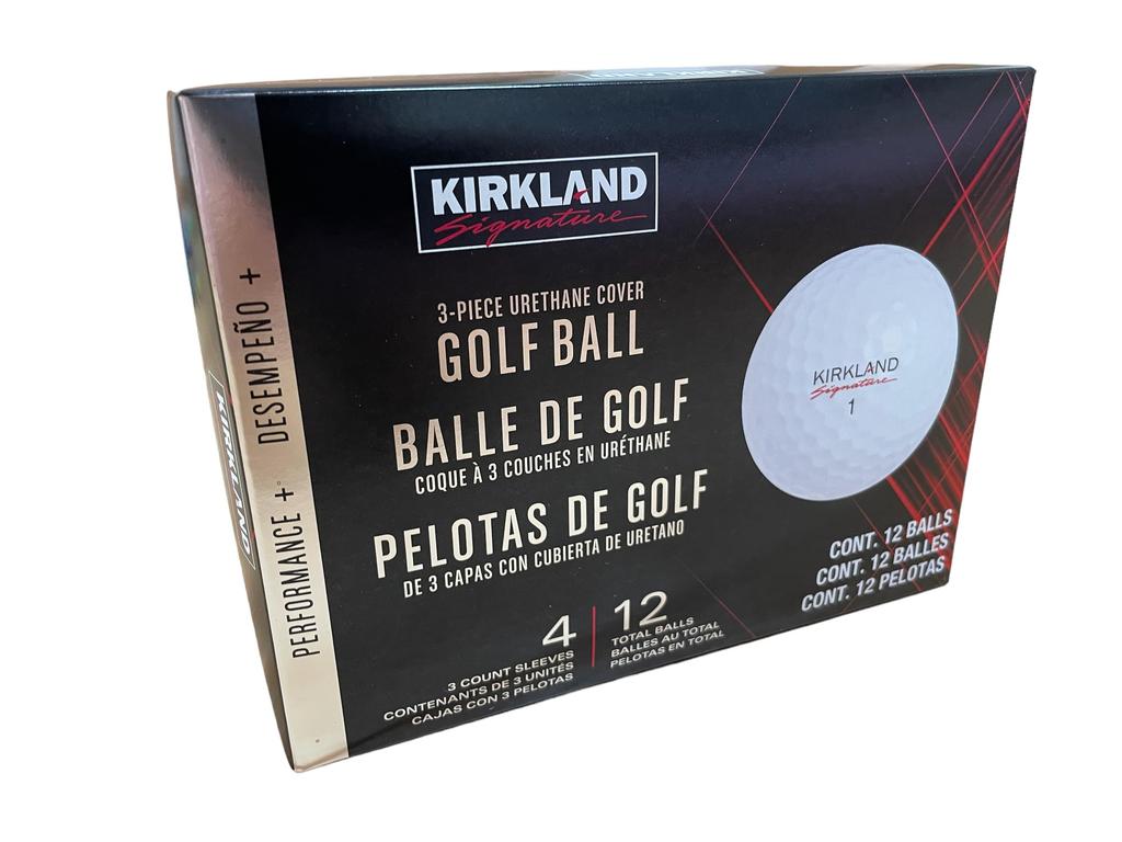 Kirkland Urethane Cover Golf Balls Performance Plus Three-Piece V3.0 #1654518 (Dozen)